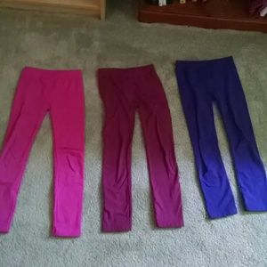 3 pack girl's leggings